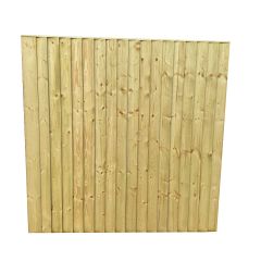 Each featheredge panel has 18 featheredge boards. With the framing this stiffens the panels