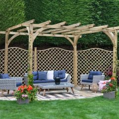 Ulitma Pergola 3.6x3.6m, Forest Garden