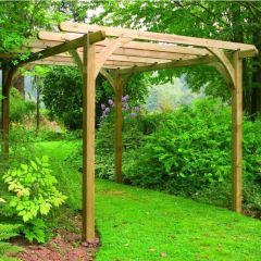 Ultima Pergola 2.4x2.4m, Forest Garden