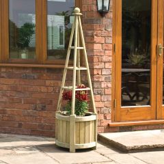 Marberry Obelisk Planter (H) 1710mm (W)500mm (D)500mm