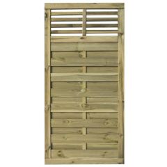 Langham Slat Top Screen/Gate, 3 x 6, Rowlinsons