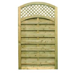 0.9x1.8m (3x6ft) Oasis Lattice Curved Top Gate (height in the centre, 1.6m at the shoulder)