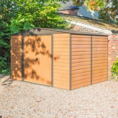 Artists impression of large Woodvale Metal Garage